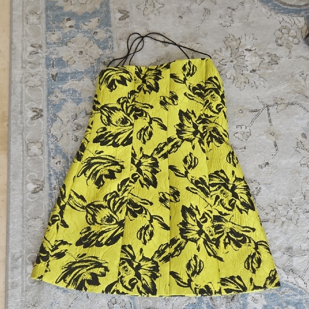 Alice + Olivia Black and Yellow Dress